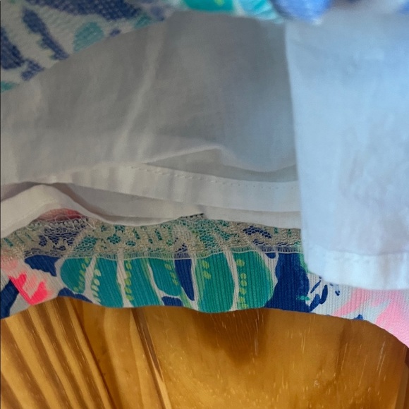 Lilly Pulitzer Pink and Blue Embroidered Dress - Picture 8 of 9